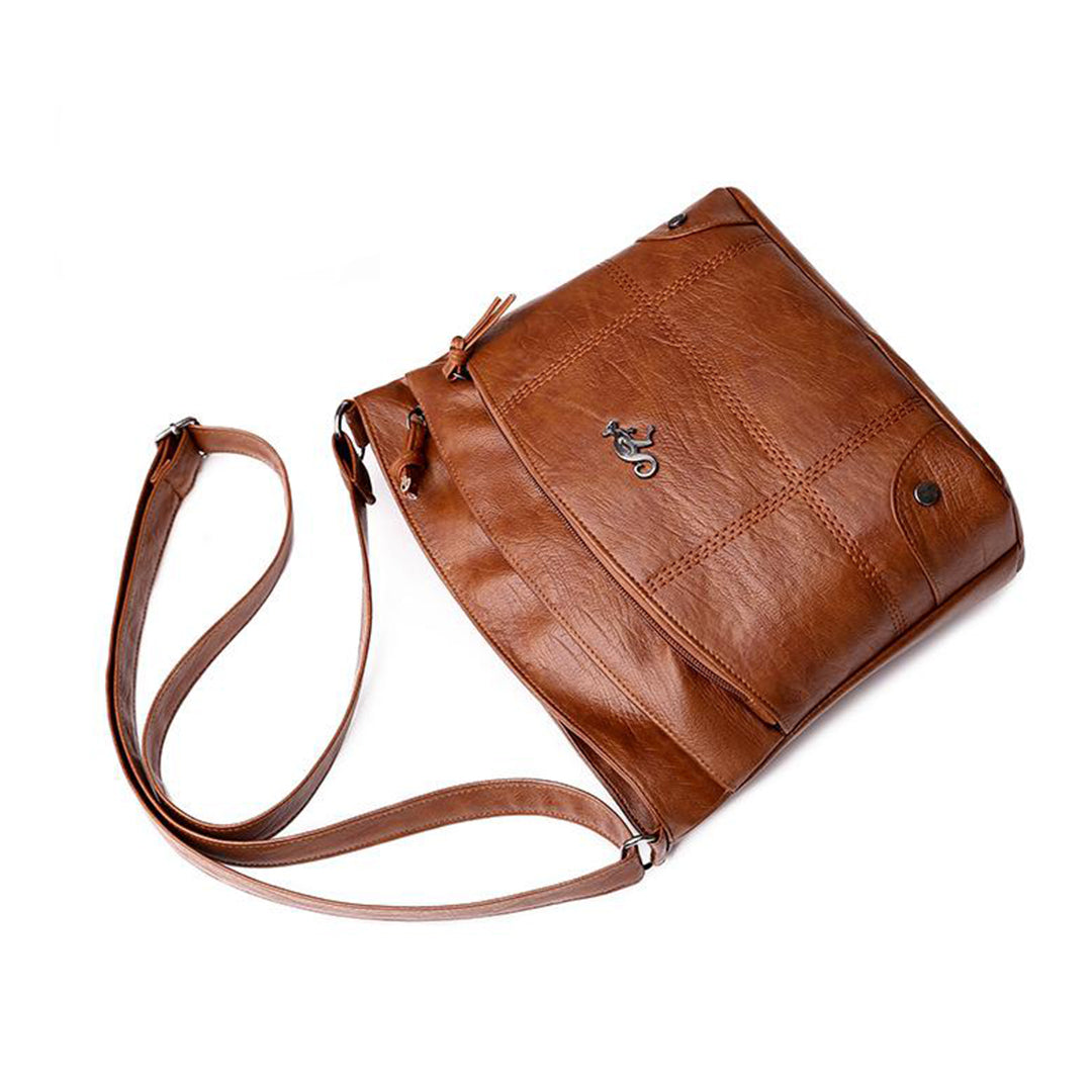Drune | Vintage Leder Umhängetasche für Damen