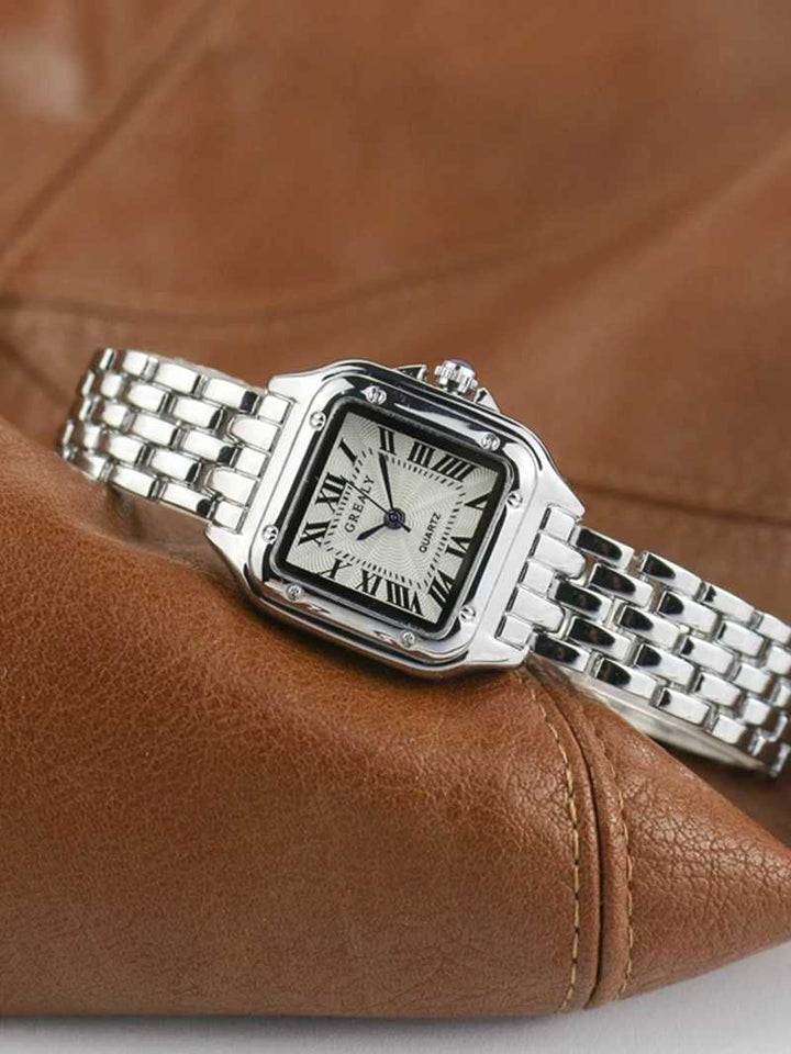 Drune | Premium Quadrat Quarzuhr Mit Elegantem Design Für Frauen