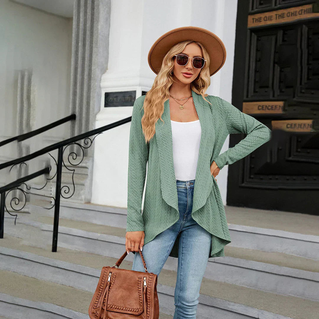 Drune | Damen Cardigan mit Offener Passform – Aurora
