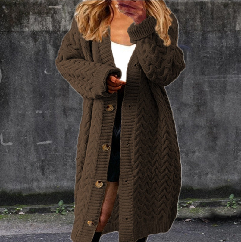 Drune | Modischer Longstrickcardigan