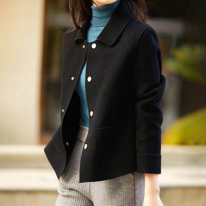 Drune | Damen Knopfjacke mit Taschen