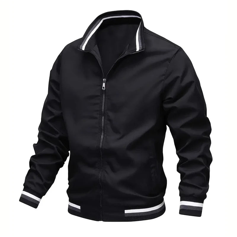 Drune | Windbreaker-Jacke für Männer mit Stehkragen