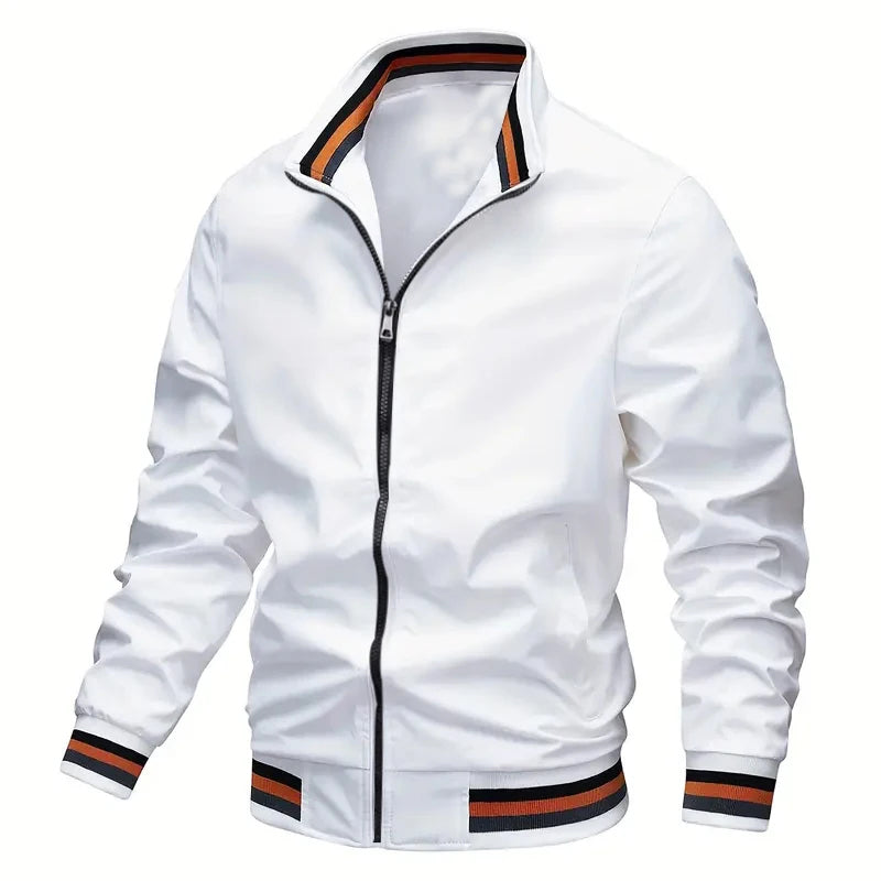 Drune | Windbreaker-Jacke für Männer mit Stehkragen