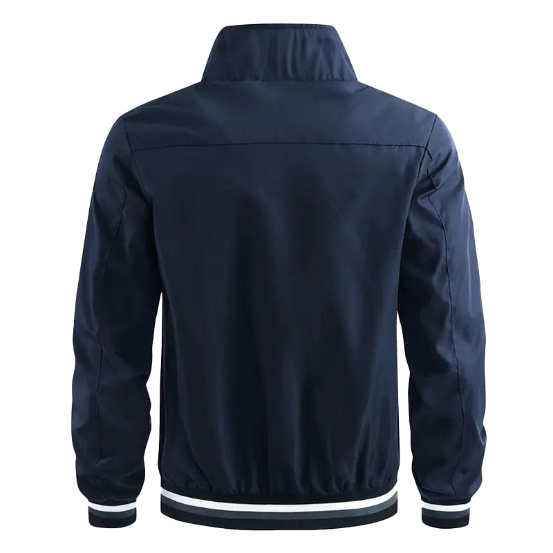 Drune | Windbreaker-Jacke für Männer mit Stehkragen