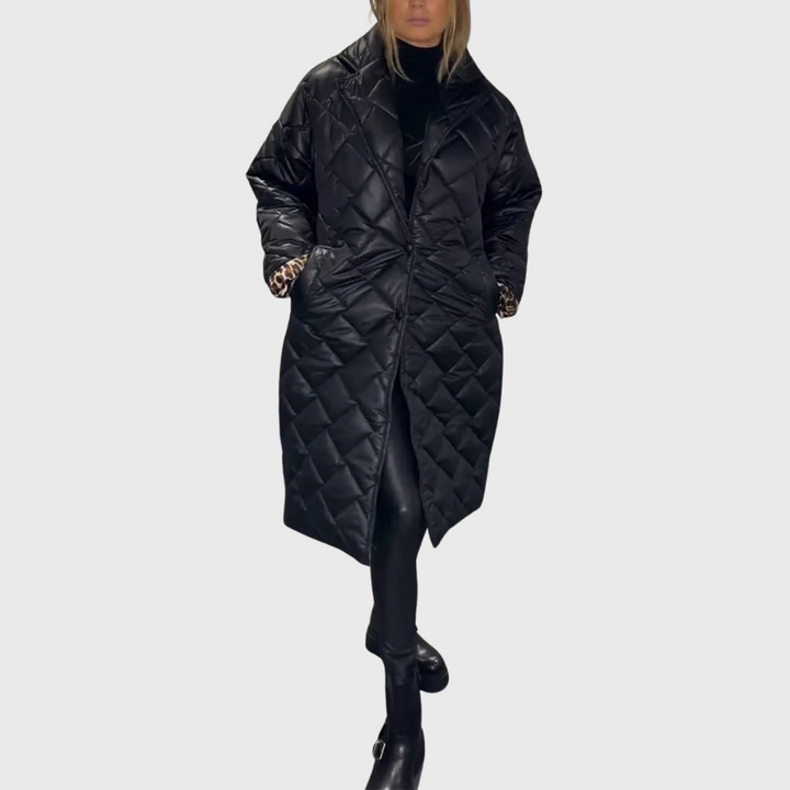 Drune | Damen Stylische Wendbare Gepolsterte Winterjacke