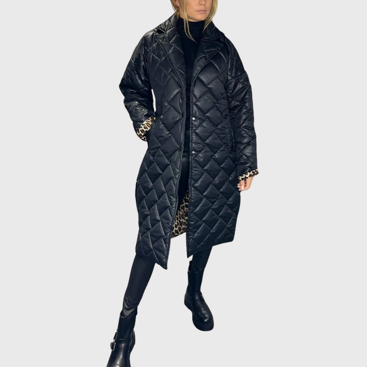 Drune | Damen Stylische Wendbare Gepolsterte Winterjacke