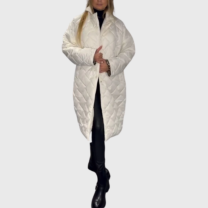 Drune | Damen Stylische Wendbare Gepolsterte Winterjacke