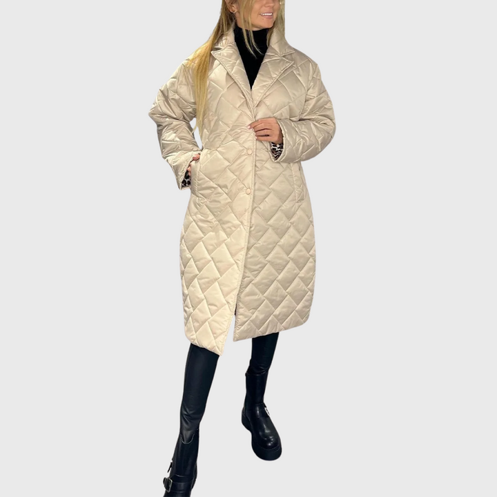 Drune | Damen Stylische Wendbare Gepolsterte Winterjacke