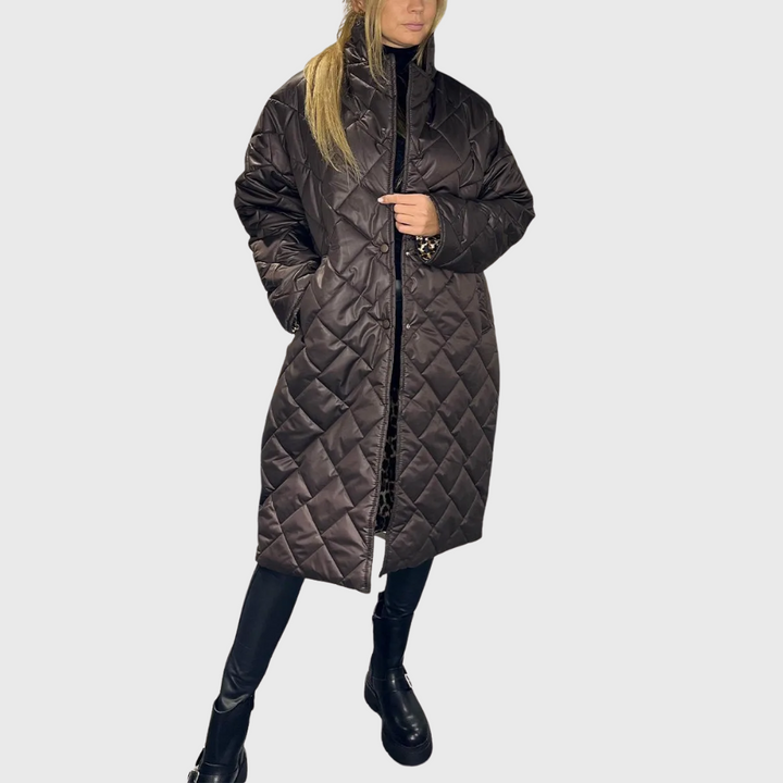 Drune | Damen Stylische Wendbare Gepolsterte Winterjacke