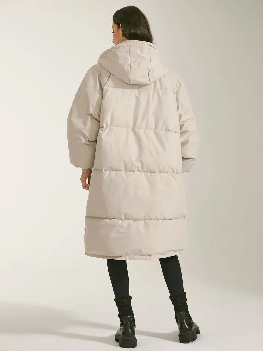Drune | Pufferparka mit Kapuze und Reißverschluss