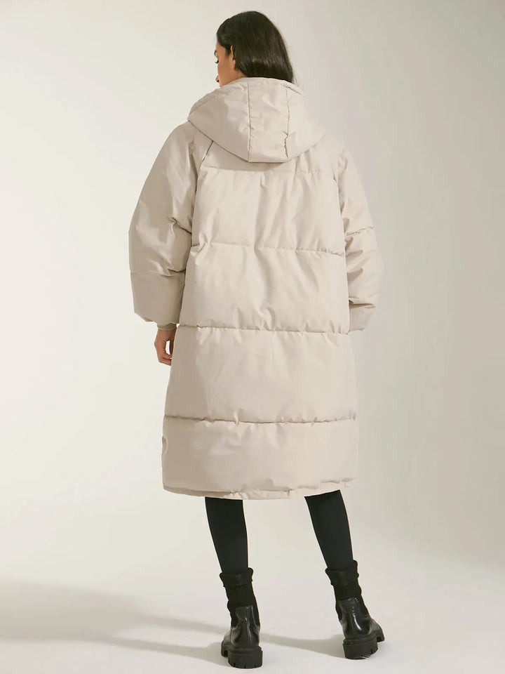 Drune | Pufferparka mit Kapuze und Reißverschluss
