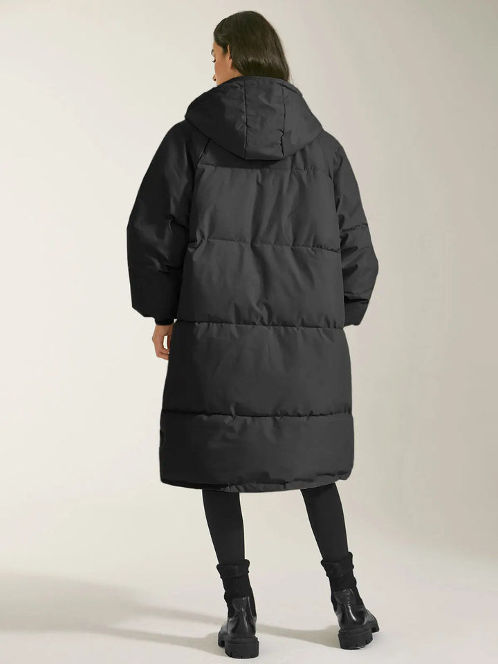 Drune | Pufferparka mit Kapuze und Reißverschluss
