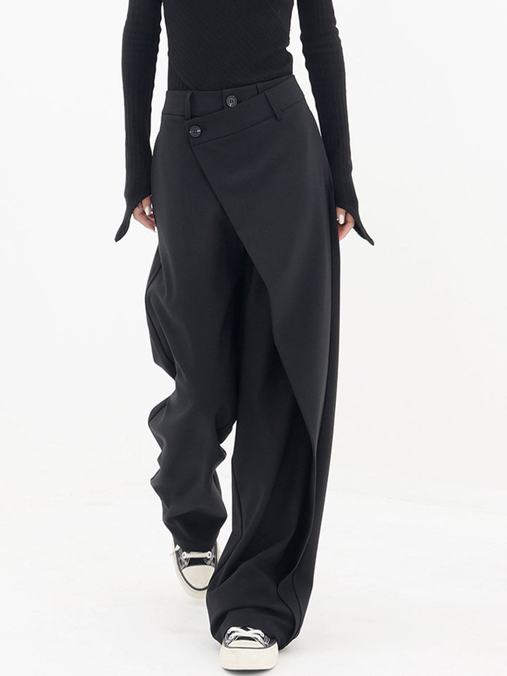 Drune | Asymmetrische Weite Hosen