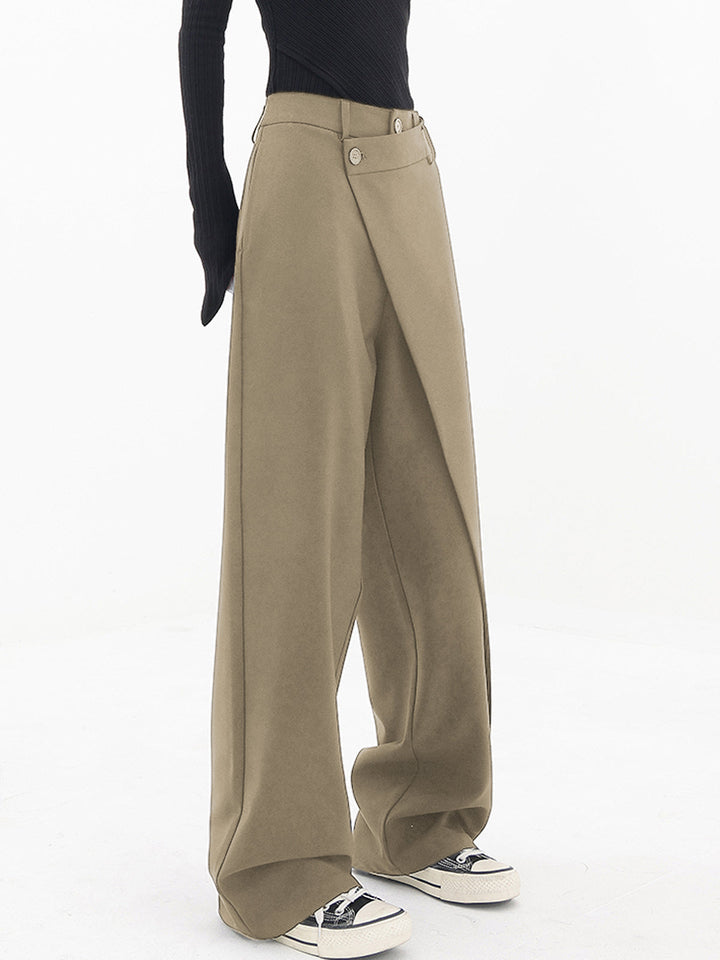 Drune | Asymmetrische Weite Hosen