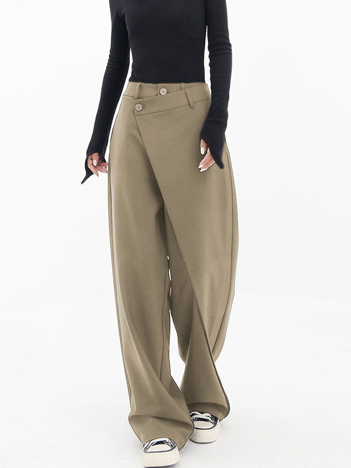 Drune | Asymmetrische Weite Hosen