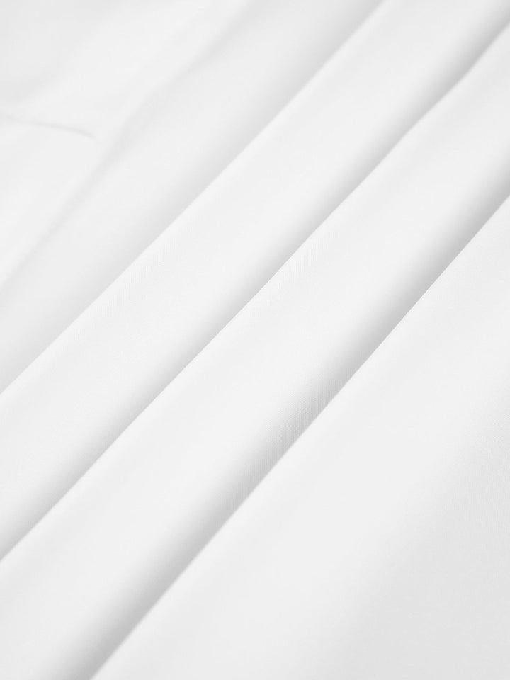 Drune | Hemd mit Bindeband in Der Taille Baumwollmischung Elegant und Zeitlos