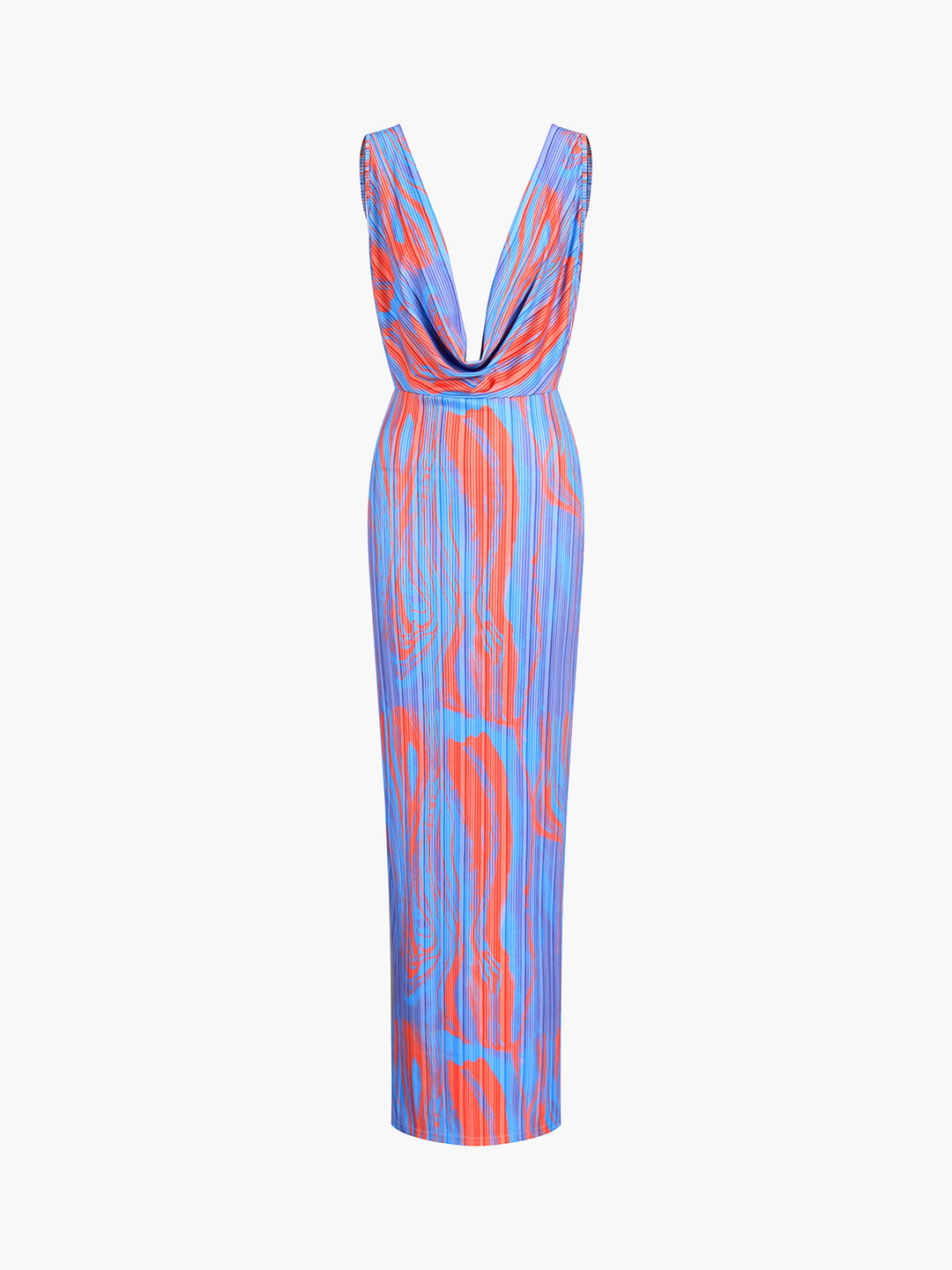 Drune | Flaming Passions Rundhalsausschnitt Lange Kleid