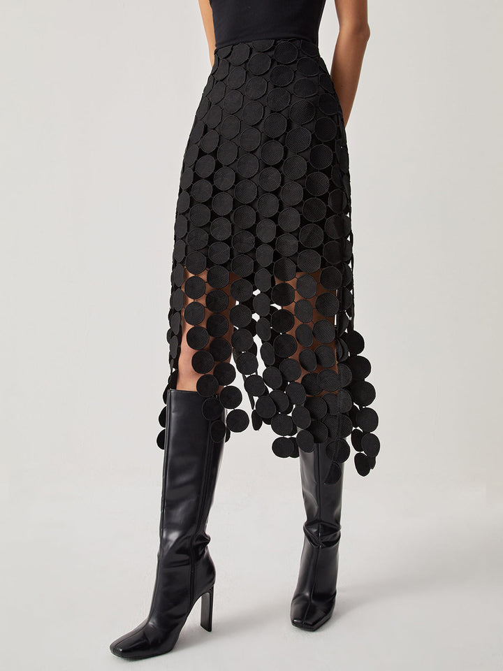 Drune | Schicker Midirock Im Lagenlook