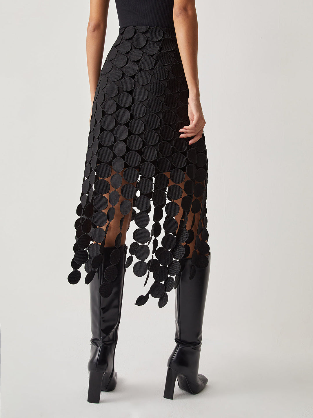 Drune | Schicker Midirock Im Lagenlook