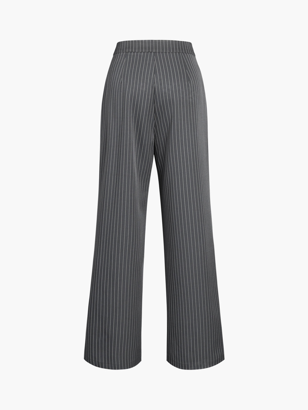 Drune | Elegante Nadelstreifen-Faltenhose mit Weitem Bein
