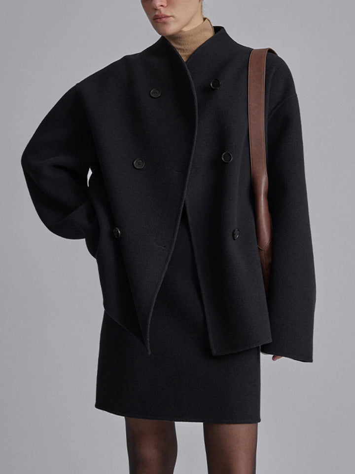 Drune | Damen Doppeltknopf Peacoat