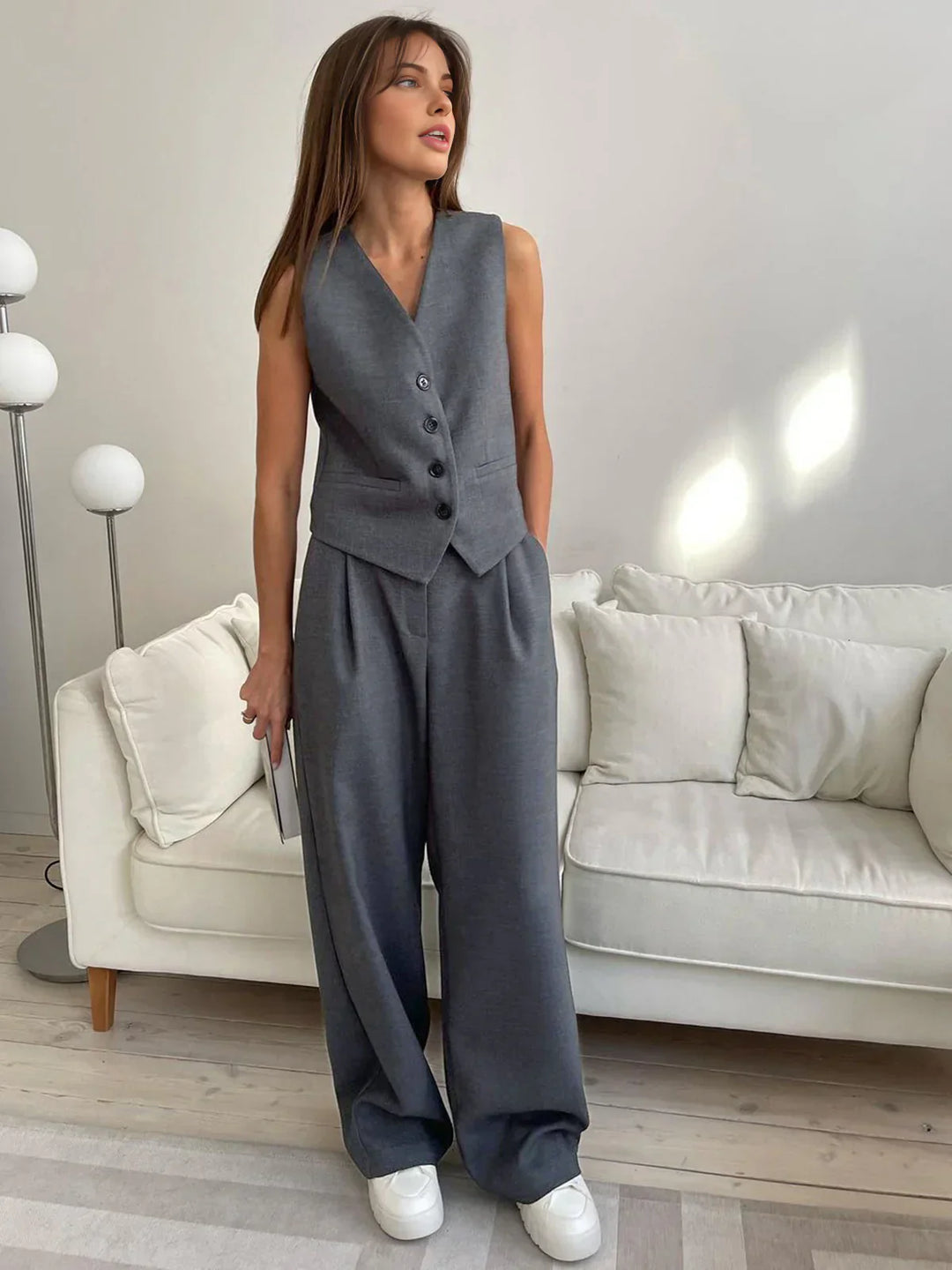 Drune | Stil Weste & Hosen Passendes Anzug