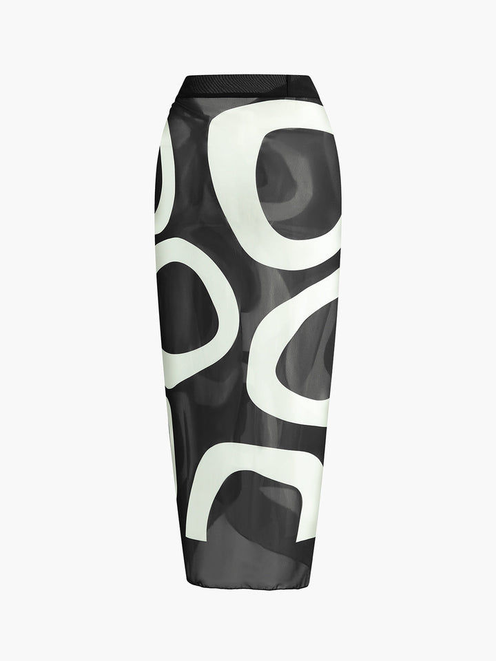 Drune | Chiffon Knoten Cover up