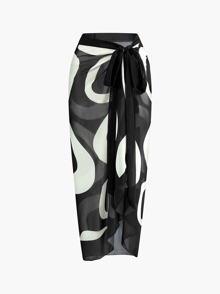 Drune | Chiffon Knoten Cover up