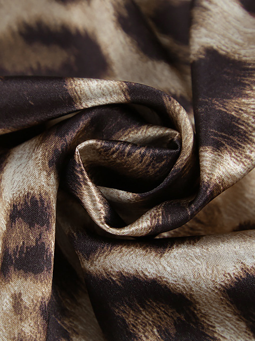 Drune | Leopardenmuster Slim Maxi Rock