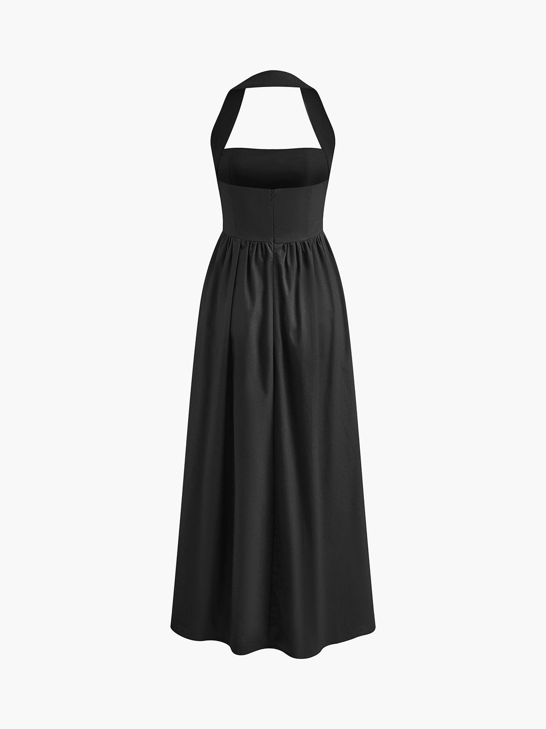 Drune | Baumwolle & Leinen Träger A-linie Lange Kleid