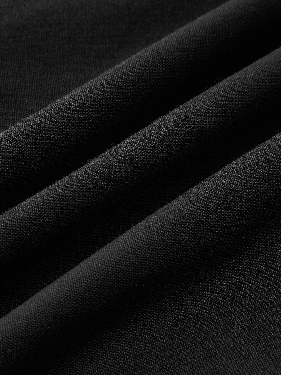 Drune | Baumwolle & Leinen Träger A-linie Lange Kleid