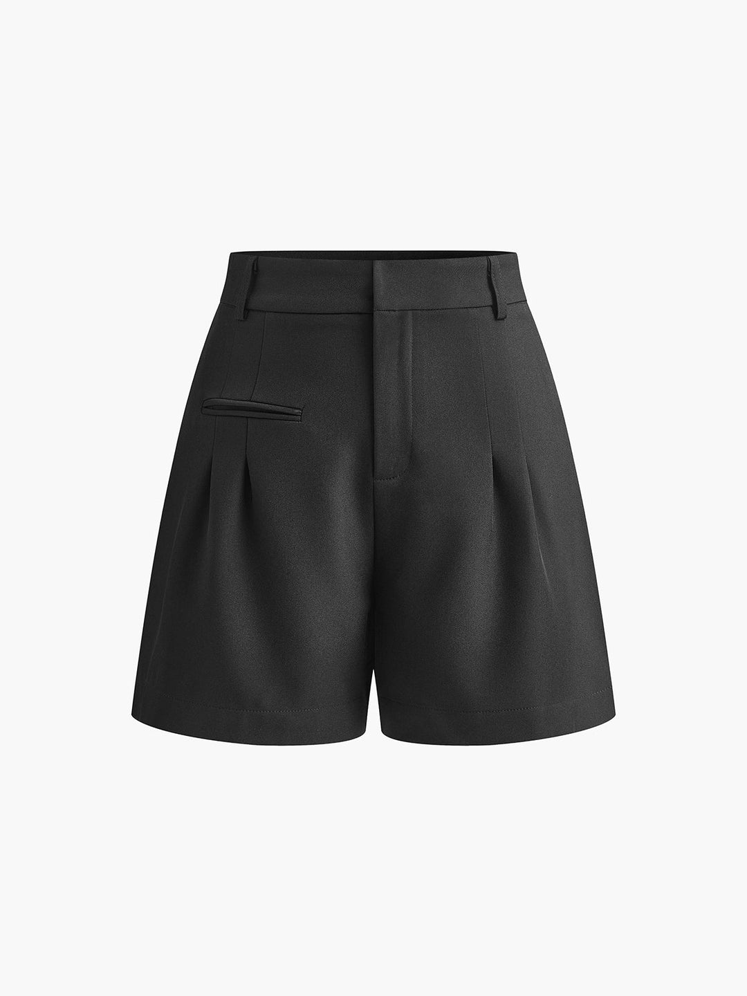 Drune | Semi Transparent Mittlere Taille Kurze Hosen Ohne Gürtel