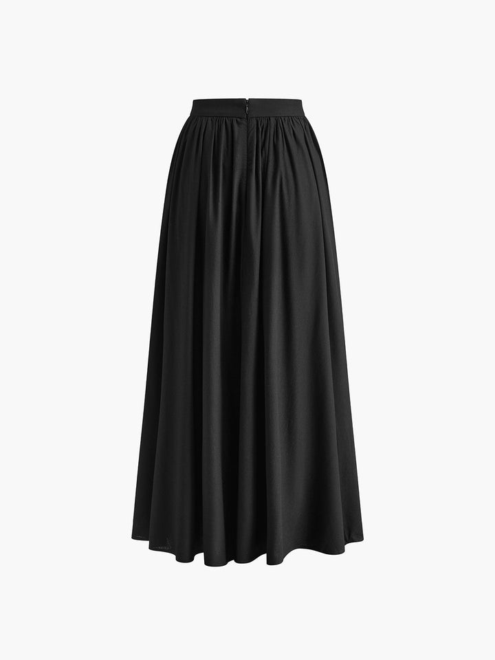 Drune | Leinen Gefalteter Maxikilt