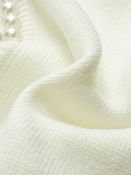 Drune | Strickjacke für Damen, elegant & mit Perlen