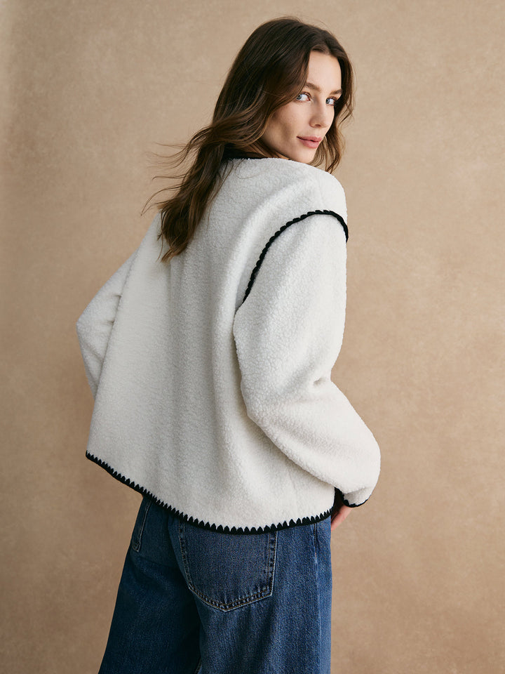 Drune | Trim Minky Fleece Jacke