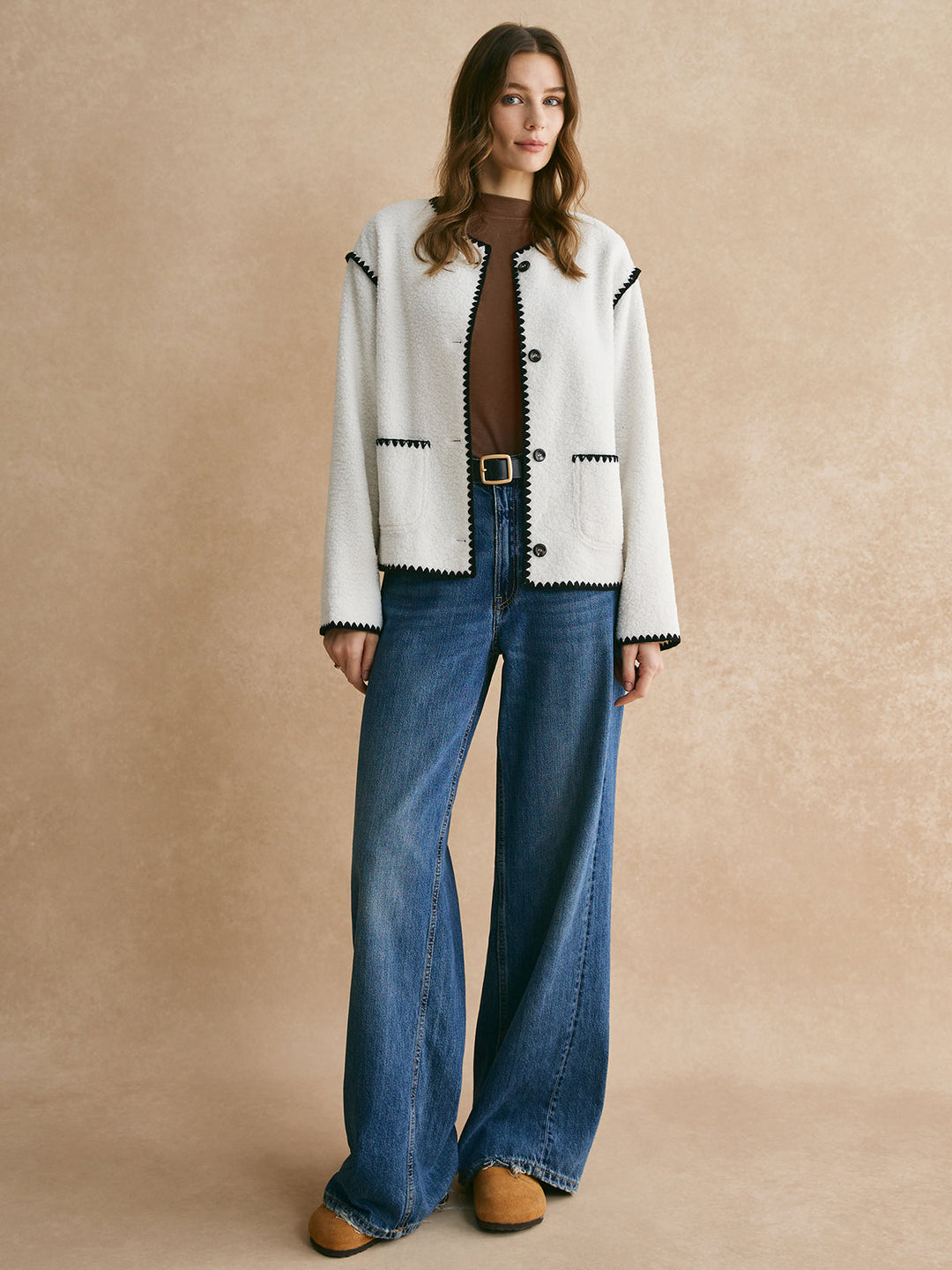 Drune | Trim Minky Fleece Jacke