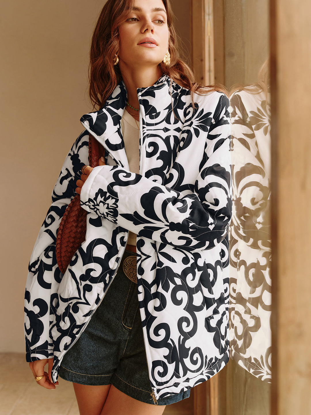 Drune | Klassische Bomberjacke mit Taschen