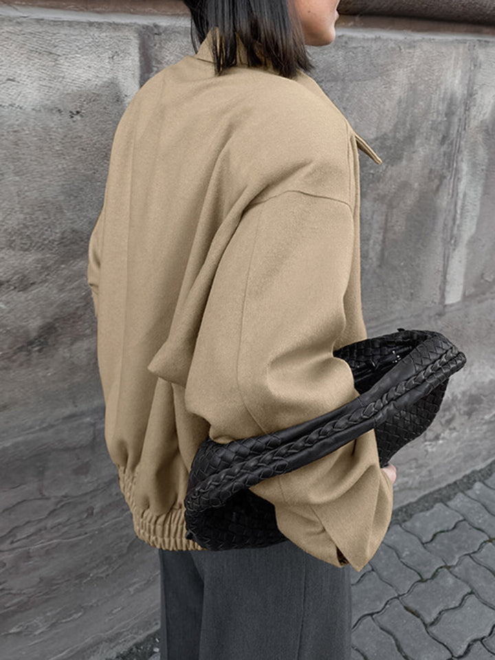 Drune | Schlichte Zip Polo Jacke