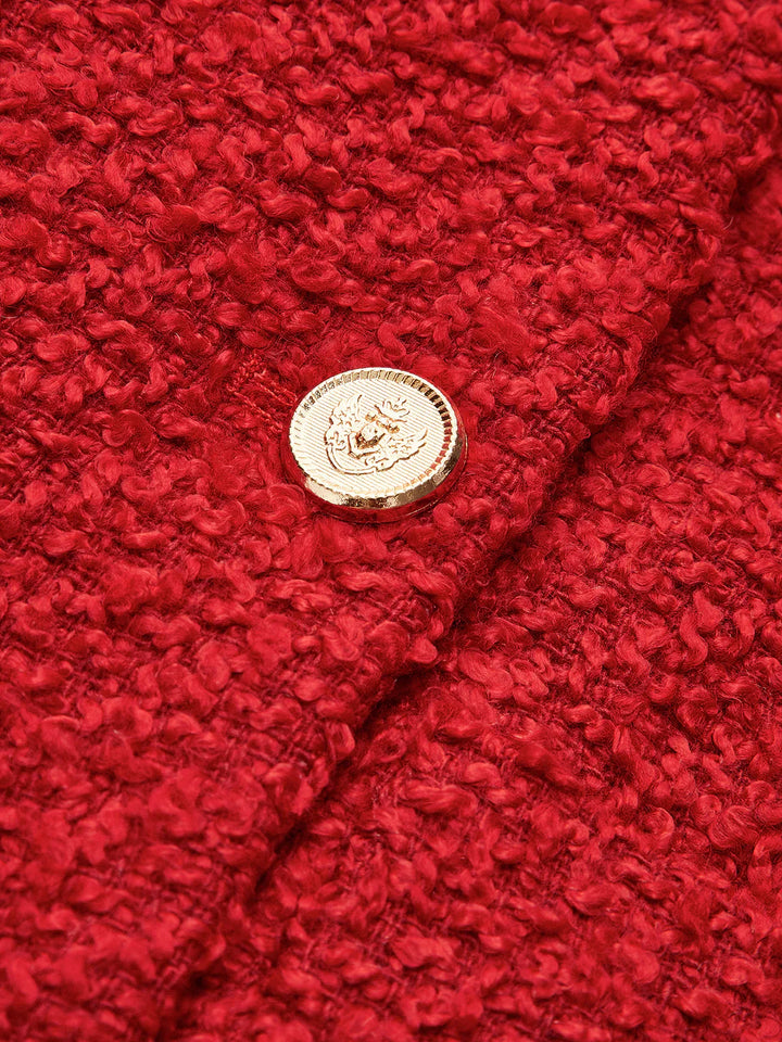 Drune | Button Tweed Jacke
