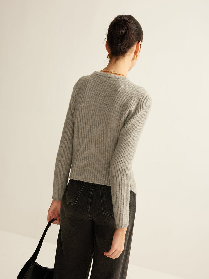 Drune | Damen Pullover mit Knöpfen