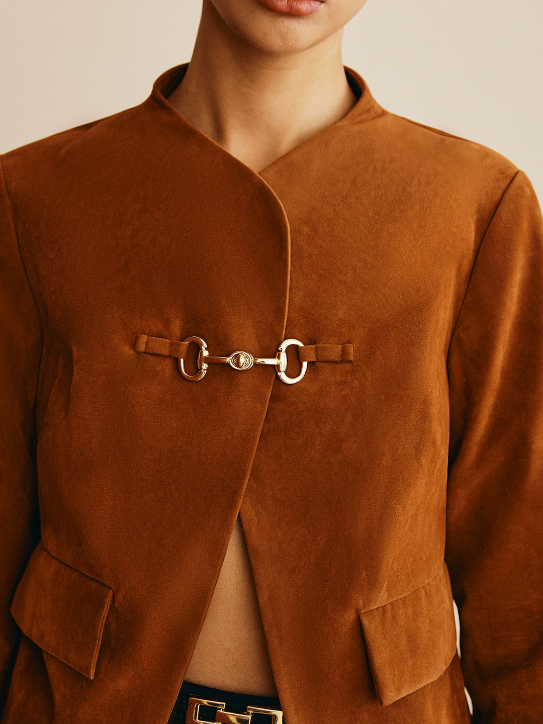 Drune | Detail Suede Jacke