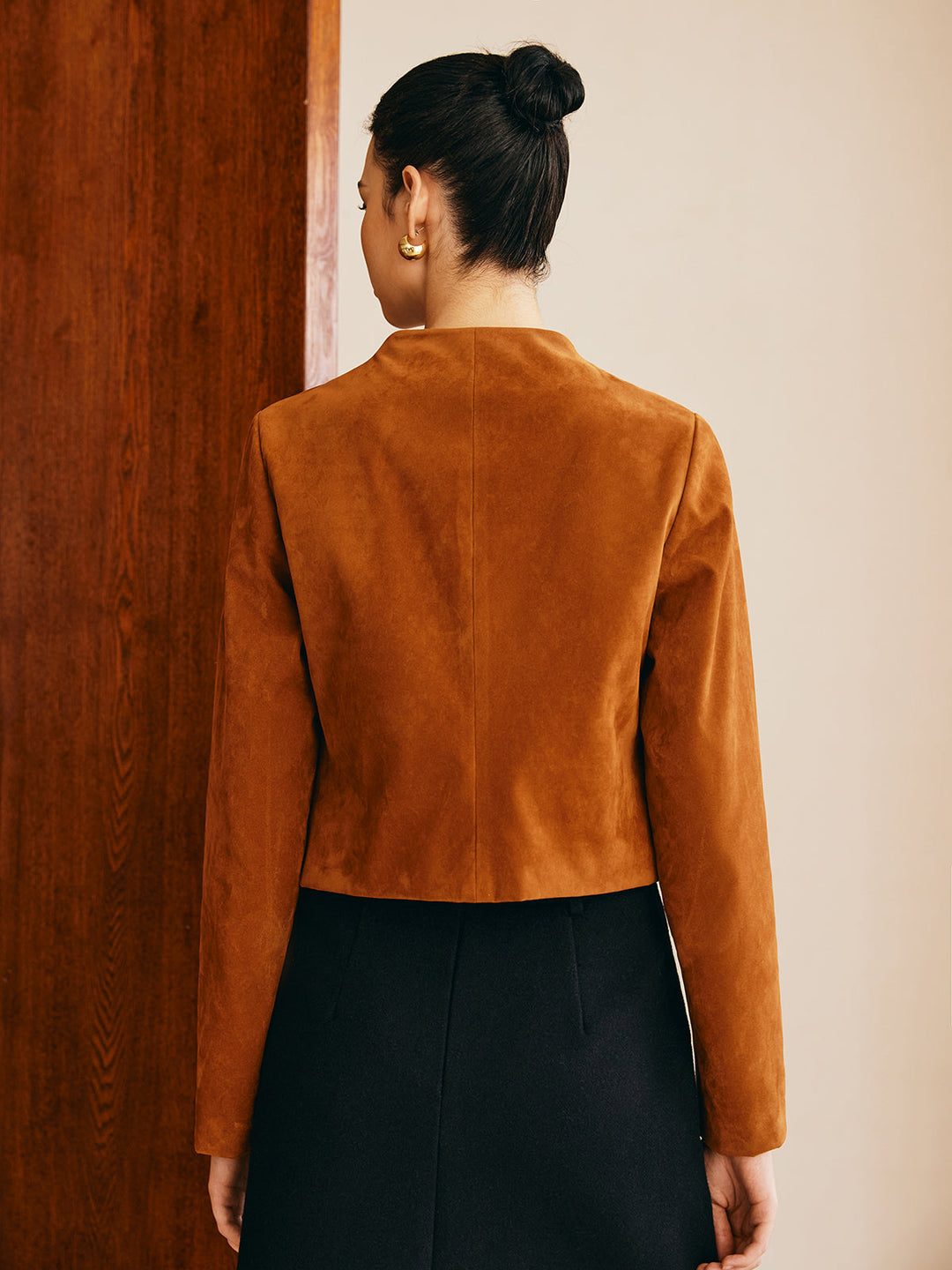 Drune | Detail Suede Jacke
