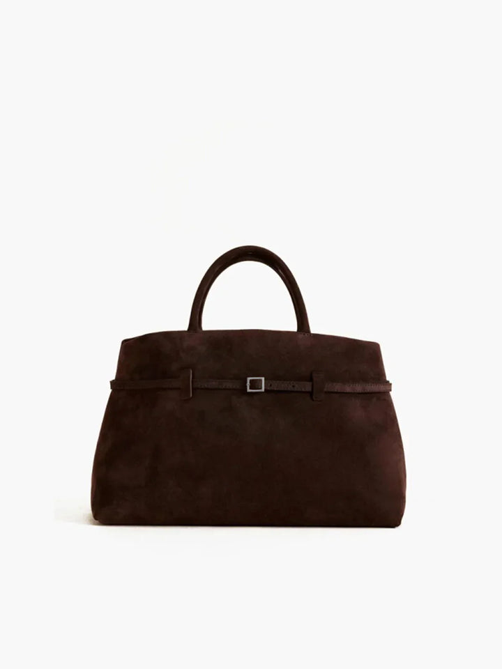 Drune | Schnallen-Design Top-Handle Tasche