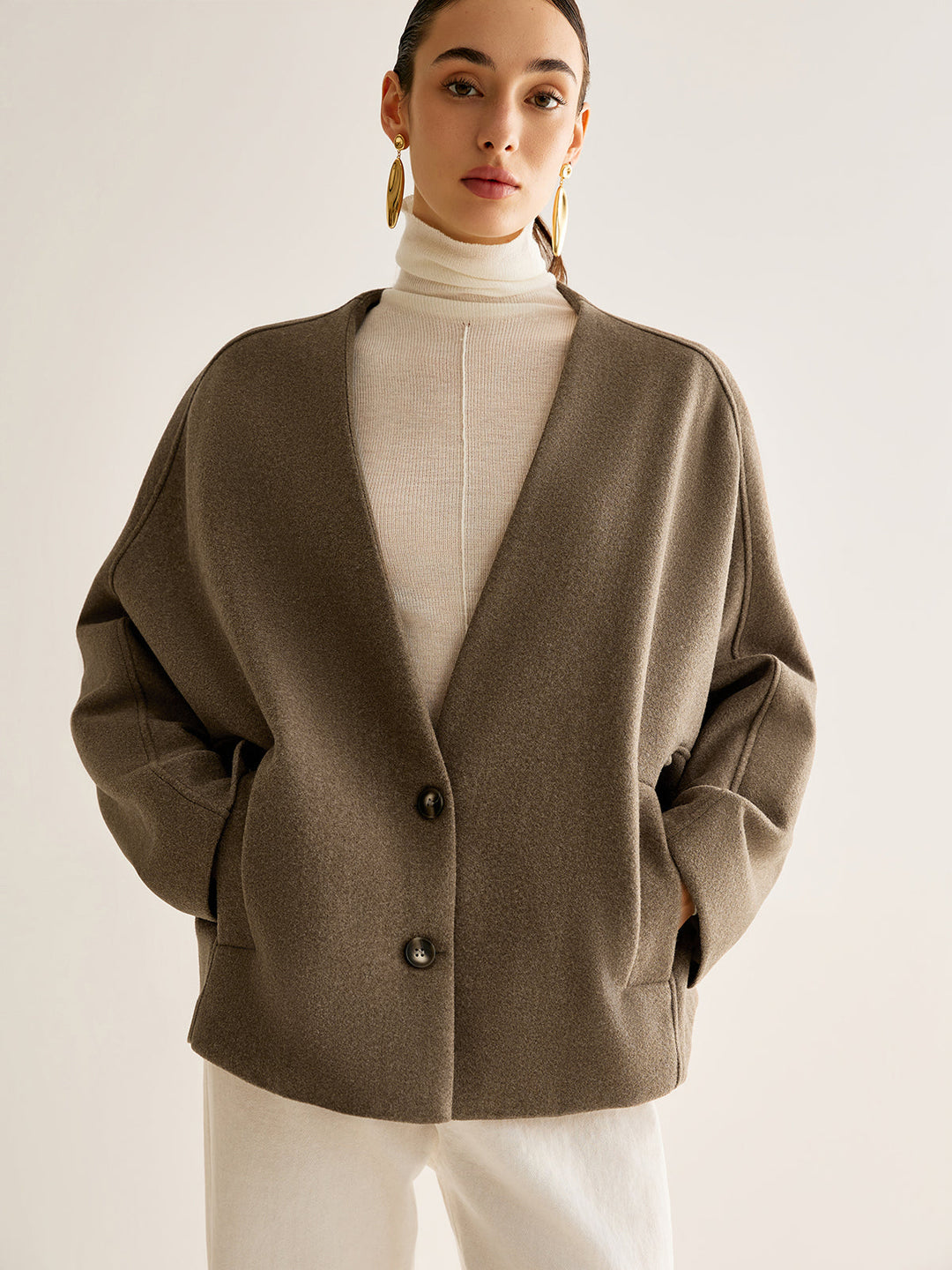 Drune | Hals Lose Warme Jacke