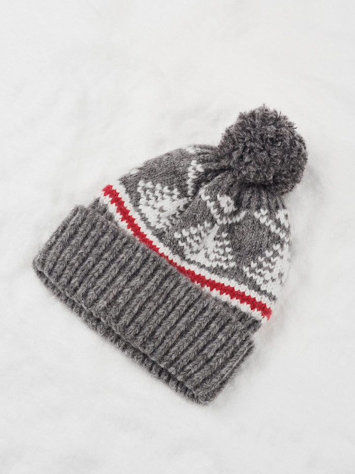 Drune | Weihnachtsstrickwarme Mütze