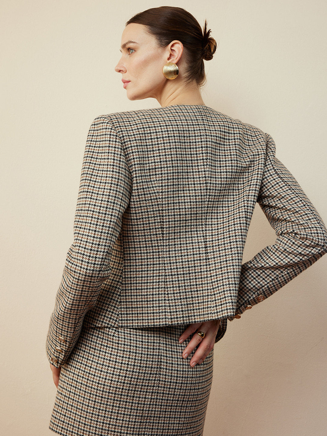 Drune | Knopf Kurze Jacke