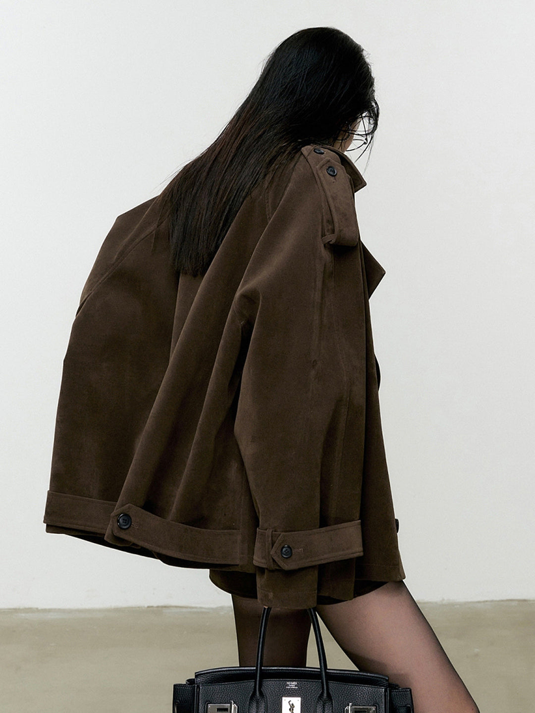 Drune | Lockere Wildlederjacke