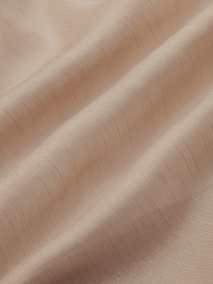 Drune | Durchsichtige Turtleneck Rüsch Chiffon Bluse