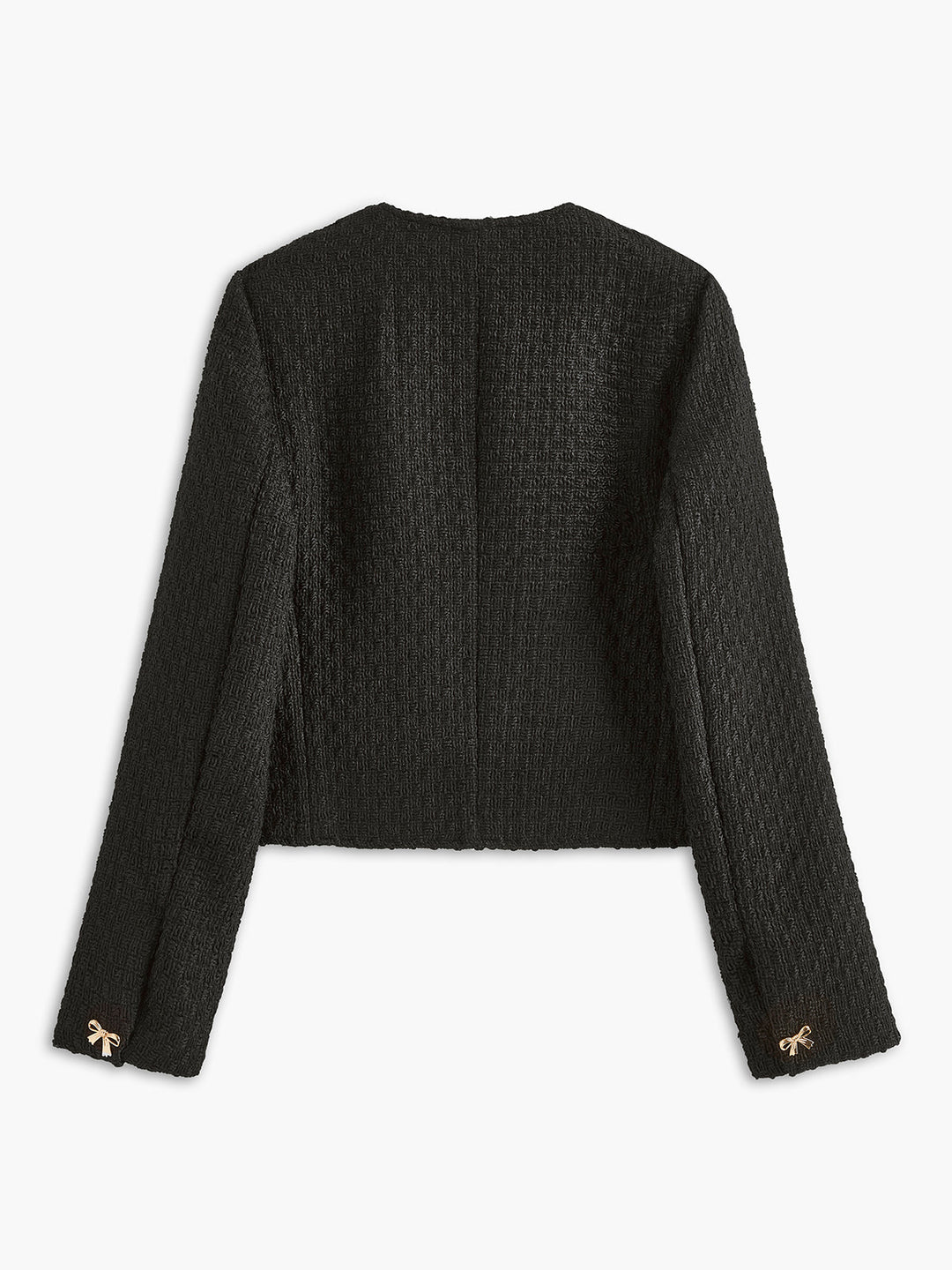 Drune | Schleifen-Tweed-Jacke