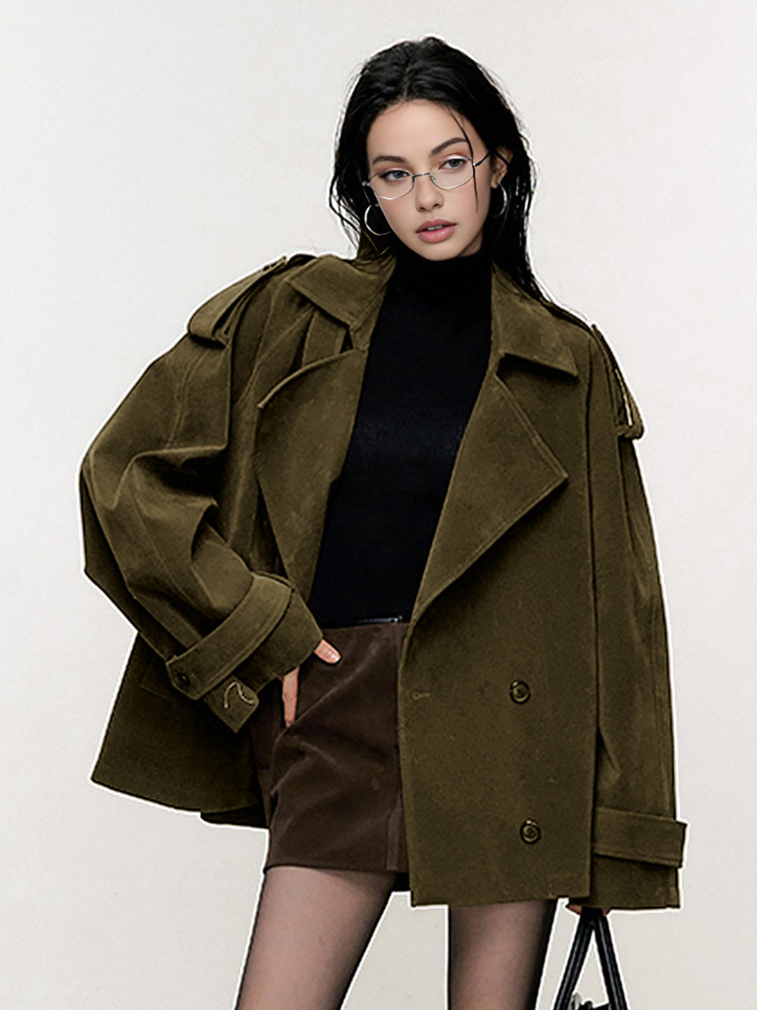 Drune | Lockere Wildlederjacke
